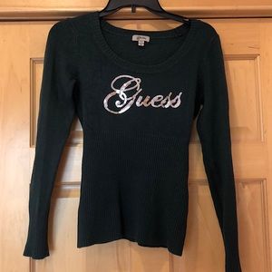 Green Guess Sweater